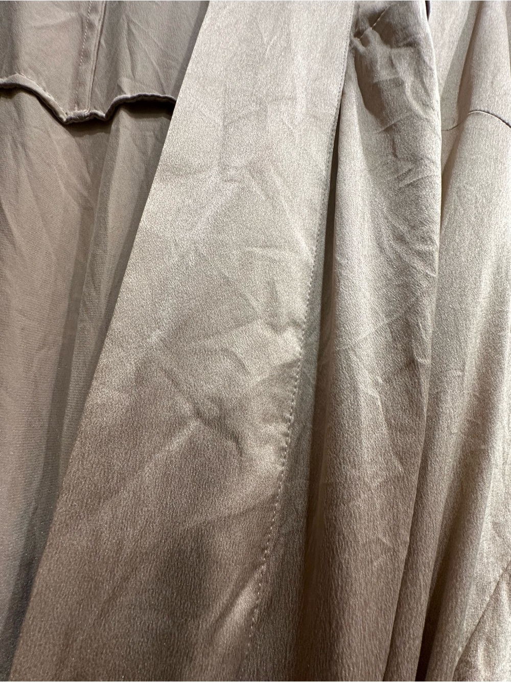 Lunya 100% Silk Tie-Waist Robe in Champagne - Women Intimates & Sleepwear Sz M - Picture 8 of 17